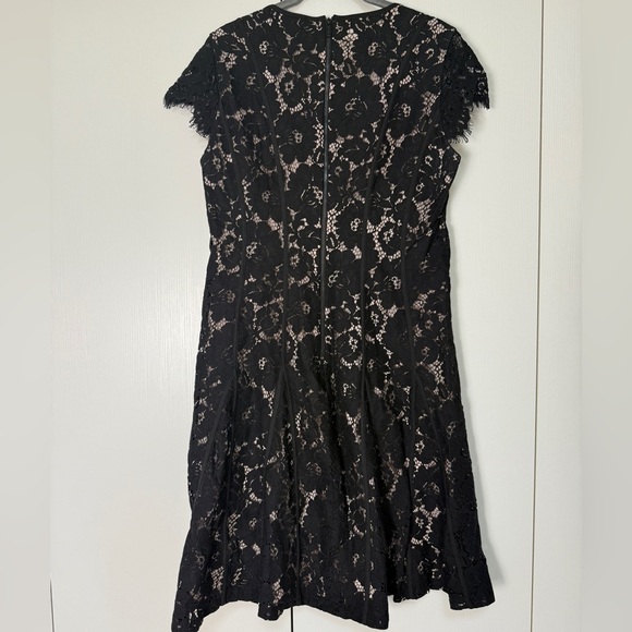 Karl Lagerfield Black Lace A-line Dress size 8 - Picture 3 of 7